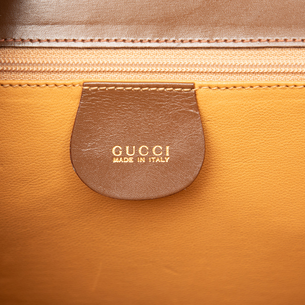 Pre-Loved Gucci Calfskin Lady Lock Satchel - Picture 5 of 8